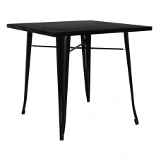 Mesa Tolix Negra 80 x 80